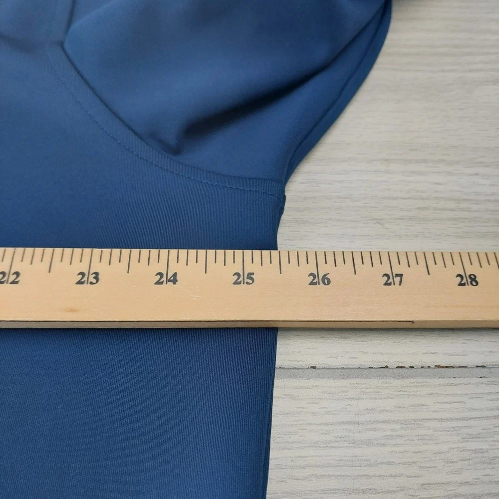 Fairway & Greene Quarter Zip Pullover Mens XL Navy Blue Tech Stretch Golf CLEAR